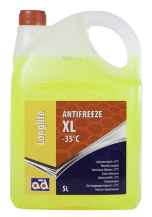 Antifrīzs AD -35C XL Dzeltens 5L